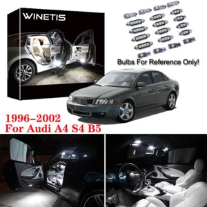 14Pcs Interior LED Lights Package Kit For Audi A4 S4 B5 Sedan Avant 1996-2002 - Picture 1 of 12