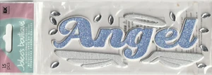 RARE Jolee's Glitter ANGEL Wings Halo Gems 3-D Stickers 77292 Fast FREE Ship! - Picture 1 of 2
