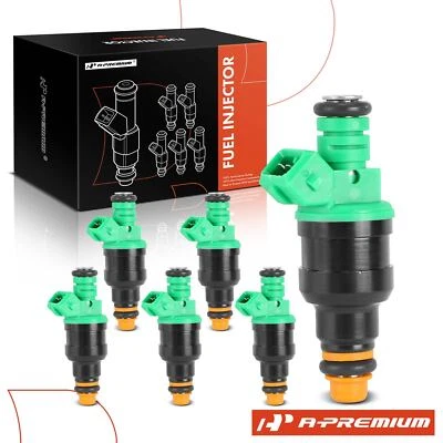 6Pcs Green Fuel Injector for Ford Ranger 1998-2000 Mazda B3000 1998 1999 V6 3.0L - Image 1 of 4