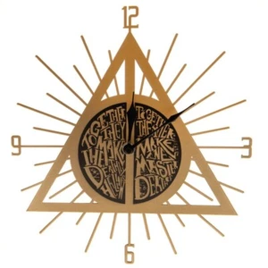 Reloj de Pared Harry Potter Premium Metal Muerte H, Regalo Cumpleaños Producto Oficial - Imagen 1 de 3