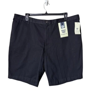Dockers Mens Black Perfect Shorts Size 44 Classic Fit Preppy Academia Chino - Picture 1 of 8