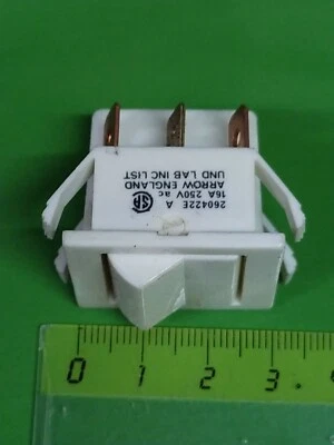 Interrupteur Inverseur Double  3 Positions Zero Central 16A 250V    DepE13h4 - Photo 1/4