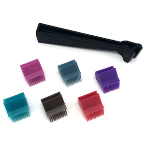 Kit de reparación de peine de aleta de radiador intercooler condensador de CA con 6 cabezales intercambiables - Imagen 1 de 7
