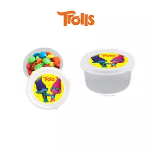 10 contenitori per caramelle piccoli troll festa bomboniere 2,3 once riempibili regalo conservazione - Foto 1 di 1