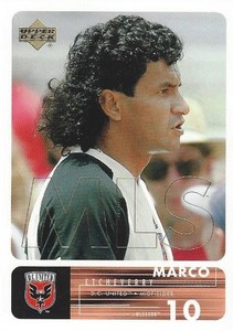 2000 Upper Deck Major League Soccer Base Cards DC United (#1 - #8) - MLS