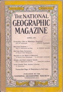 national geographic-APR 1941-EVERYDAY LIFE IN WARTIME ENGLAND. - Picture 1 of 2