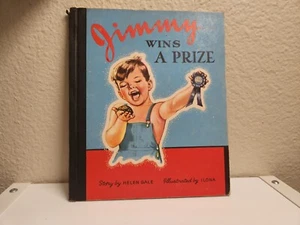 Vintage 1946 JIMMY WINS A PRIZE Children's Book Helen Gale - Bild 1 von 10
