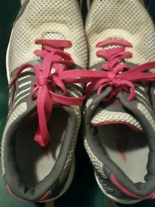 Women's Avia Tennis Shoes grey and purple Size 9 av1 180 good condition dirty - Picture 1 of 9