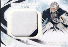 10-11 UD Ultimate Collection Anders Lindback Debut Threads Patch /35  Predators