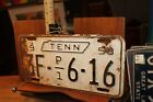 1958 Tennessee License Plate Truck 3F-P/1 6-16 Knox County