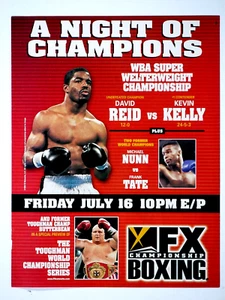 David Reid Vs Kevin Kelly Butterbean Vintage 1999 FX Original Print Ad - Picture 1 of 5