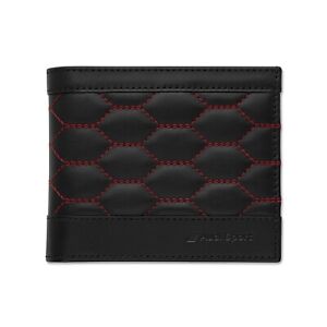 Audi Sport Men's Wallet Leather 3152201200 Black Red Purse New