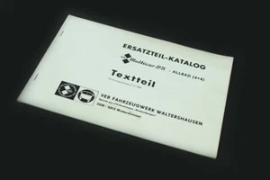 Original Spare Parts Catalog for Vans Multicar 25 4x4 1984 Ifa Catalogue - Picture 1 of 6