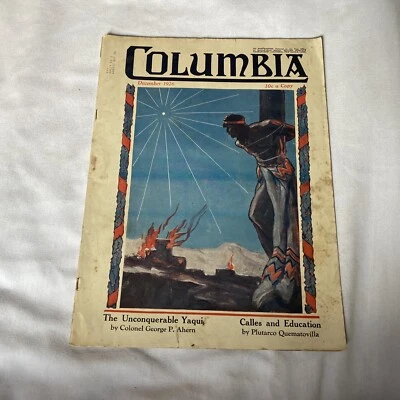 1926 Dec Columbia Magazine Colonel George (BM1) - Image 1 of 3