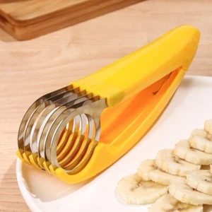 Multi-Purpose Fruit Slicer Tool Banana Sausage Cucumber Divider Cutter Kitchen - Picture 1 of 15