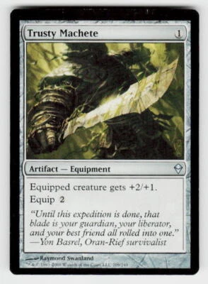Zendikar #209 Trusty Machete - Image 1 of 2