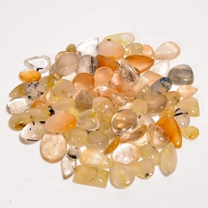 Natural Rutile Cabochon Gemstones AAA+ Top Quality Golden Rutile Loose Gemstone - Picture 1 of 5