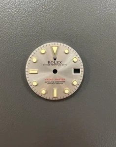Original Dial Rolex Yacht-Master Size 24mm Gray- Quadrante Date - Imagen 1 de 4