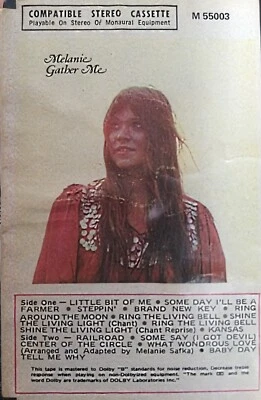 Melanie Gather Me Cassette Tape original snap case 1971 Buddah See Description - Image 1 of 2