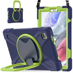 Funda para tablet Samsung Galaxy Tab A7 Lite híbrida exterior azul estuches nueva - Imagen 1 de 7