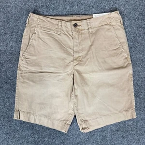 American Eagle Next Level Flex Shorts Chino Mid Rise Casual Beige Mens 30x9 - Picture 1 of 12