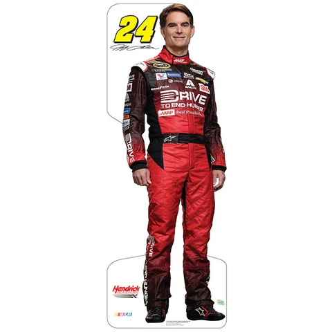 JEFF GORDON #24 NASCAR Auto Racing CARDBOARD CUTOUT Standup Standee Poster F/S Cover