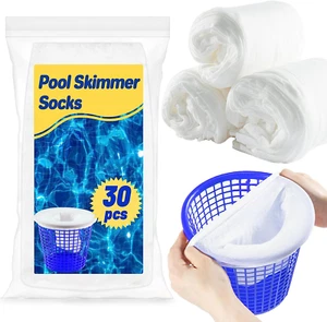 Calcetines Skimmer Piscina Filtro - 30 PIEZAS Calcetines Piscina Skimmer Filtro Calcetines Piscina Skimmer Ba - Imagen 1 de 12
