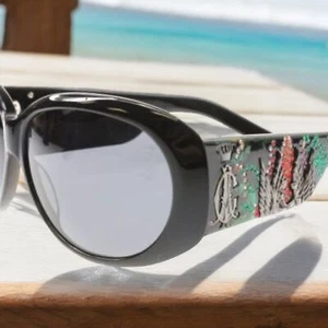Authentic CHRISTIAN AUDIGIER Sunglasses  62-14-130 & Case Broken Hearts NWT!!! - Picture 1 of 12