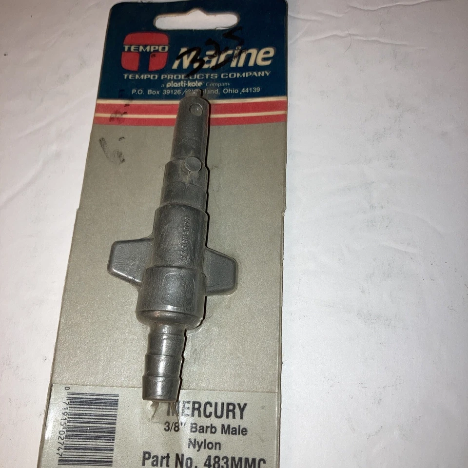 Tempo Marine Quick 2Qty Connector 3/8” Barbed End 483MMC NOS BA6 - Image 1 of 1