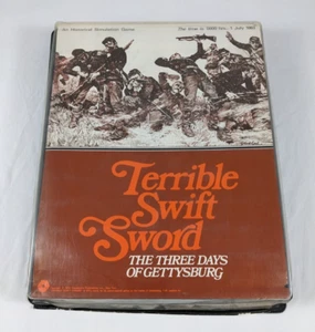 TERRIBLE SWIFT SWORD War Board Game Double Flatpack Edition COMPLETE SPI 1976 - Picture 1 of 6