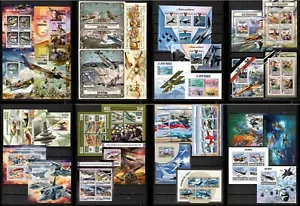 Aviones/Aviones Militares Colección Aviación 57 Hojas Estampillada sin montar o nunca montada Mi.CV692€ #CNA104 - Imagen 1 de 2