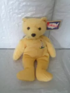 1999 - Lerc - cuccioli costieri - peluche orsacchiotto faro sabbioso - 8" - Foto 1 di 1