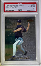 1997 Bowman'S Best Roy Halladay Rookie Rc #134 Psa 10 Blue Jays