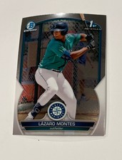 Lazaro Montes 2023 Bowman Baseball 1st Bowman Rookie Card RC Seattle Mariners