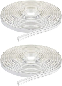Shower Door Side Seal Glass Translucent Shower Door Side Seal Strip PVC Door Sof - Picture 1 of 6