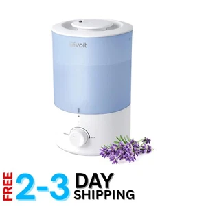 Essential Oil-Friendly Cool Mist Humidifier with Ultrasonic Technology – Blue - Picture 1 of 11