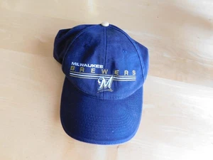 De colección Milwaukee Brewers Drew Pearson SnapBack Gorra MLB Azul Nuevo de Lote Antiguo - Imagen 1 de 3