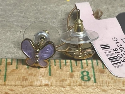 Pendientes Mariposa Morada LAUREN G ADAMS Foto 1 de 4