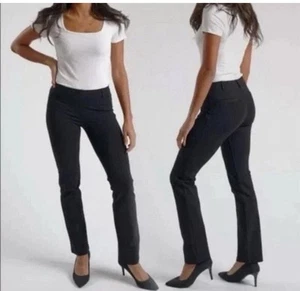 Betabrand Washed Black Sm S Petite Straight Leg 4-Pocket Yoga Denim 28” Inseam - Picture 1 of 10