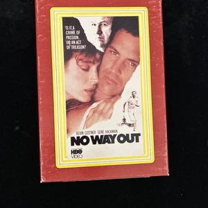 1987 Erol’s Video Club No Way Out Vhs Red Box - Picture 1 of 8