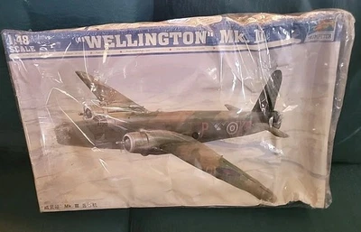 Trompetista 02823 1:48 Wellington Mk III modelo de avión bombardero británico caja sellada Foto 1 de 4