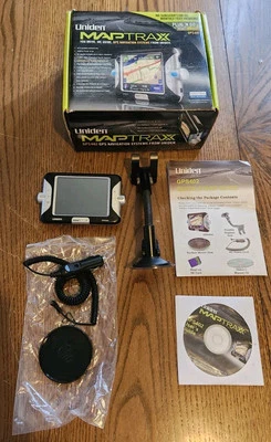 Uniden GPS402 Maptrax GPS Navigation System 4.0 Touchscreen & Voice Recognition - Image 1 of 4