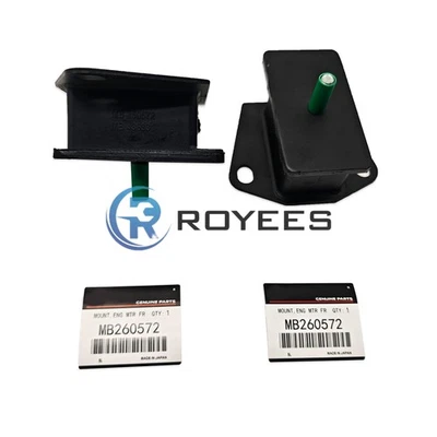 2PCS Set Front LH & Front RH Engine Motor Mounts for Dodge Ram 50 89-87 L4-2.0L Foto 1 de 4