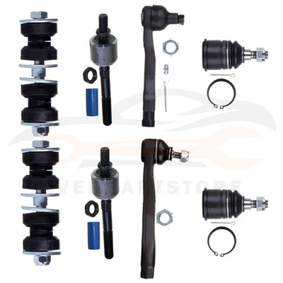 For 1988-1991 Honda Civic CRX 8pcs Front Lower Ball Joint Tie Rod End Sway Bar - Image 1 of 4