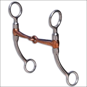 43PC Professional Choice Bob Avila Copper Western Snaffle Horse Mouth Bit - Picture 1 of 4