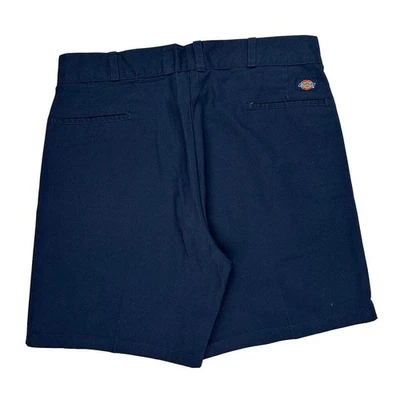 Dickies Chino Shorts - 36W 8L Navy Polyester Blend - Image 1 of 4