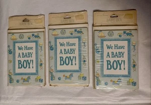 Vintage New " We Have a Baby Boy " Announcements 24 with Envelopes - Picture 1 of 5