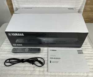 Yamaha CD-S303 Lettore CD singolo nero con scatola - Foto 1 di 13