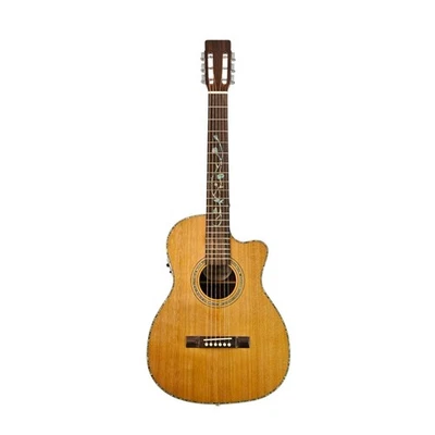 Haze HSC100 'Lotus Duo' Acoustic Guitar - Solid Cedar HCS100CEQ - Image 1 of 4