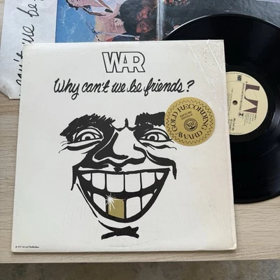 War Why Can't We Be Friends 1975 US Press Complete W/Poster In Shrink! +Sticker! - Bild 1 von 4